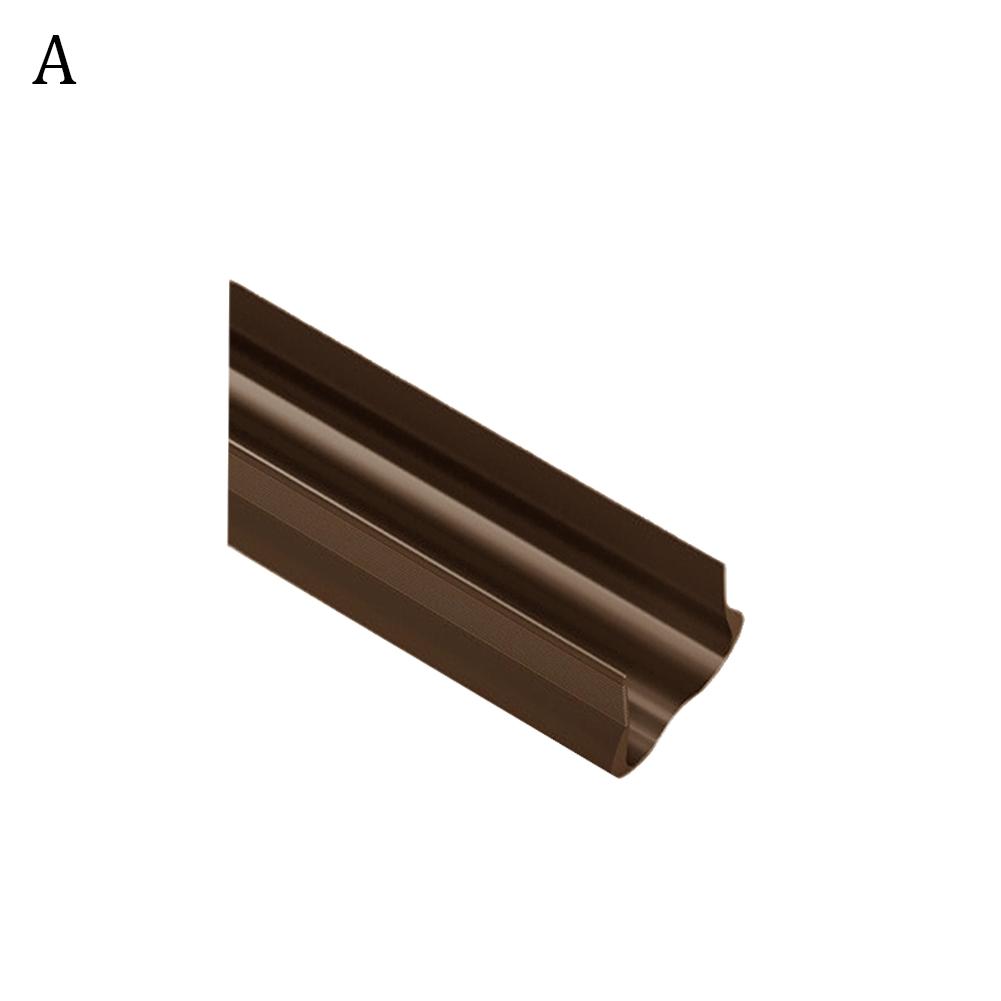 PVC Flexible Door Bottom Sealing Strip Under Door Draft Stopper Wind Noise Reduction Blocker  Weatherstrip With Adhesive Backing