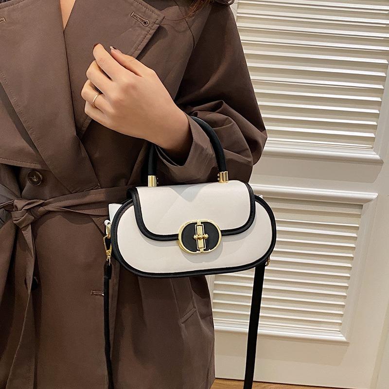 Bag texture design portable women's bag niche bag new autumn messenger bag