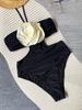 Süß Sexy Blume Trägerloses Bandeau Bikini Damen Y2k Ästhetisch Elegant Badeanzug Zweiteiler Schick Kawaii Vintage Badeanzug