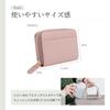 Mini Bifold Wallet for Men and Large Card Coin YKK Cowhide Greige [RafiCaro] Wallet, Non-Folding, Women, Capacity, Accordion-Style Case, Box-Shaped