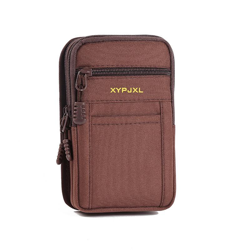 Modische mehrlagige Hüfttasche für Herren: Groß, Langlebig, Multifunktional, mit Reißverschlussfächern