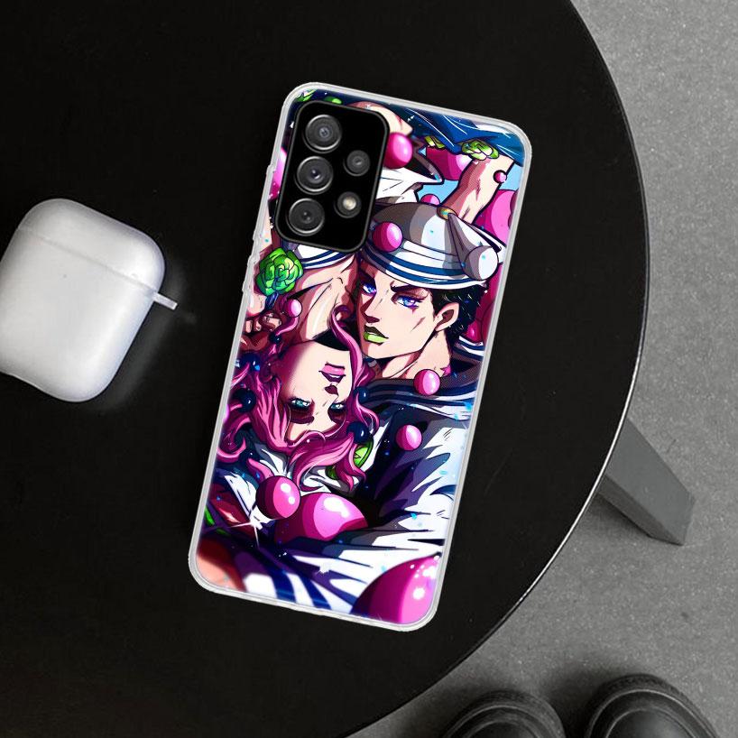 JoJo's Bizarre Adventure Hot Anime Phone Case Cover for Samsung Galaxy A12 A22 A32 A52 A72 A02S A51 A50S A31 A20S A10S Note 20 U