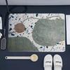 Imitation Cashmere Bathroom Floor Mat Door  Absorbent Foot Mat Household Quick-drying Carpet
