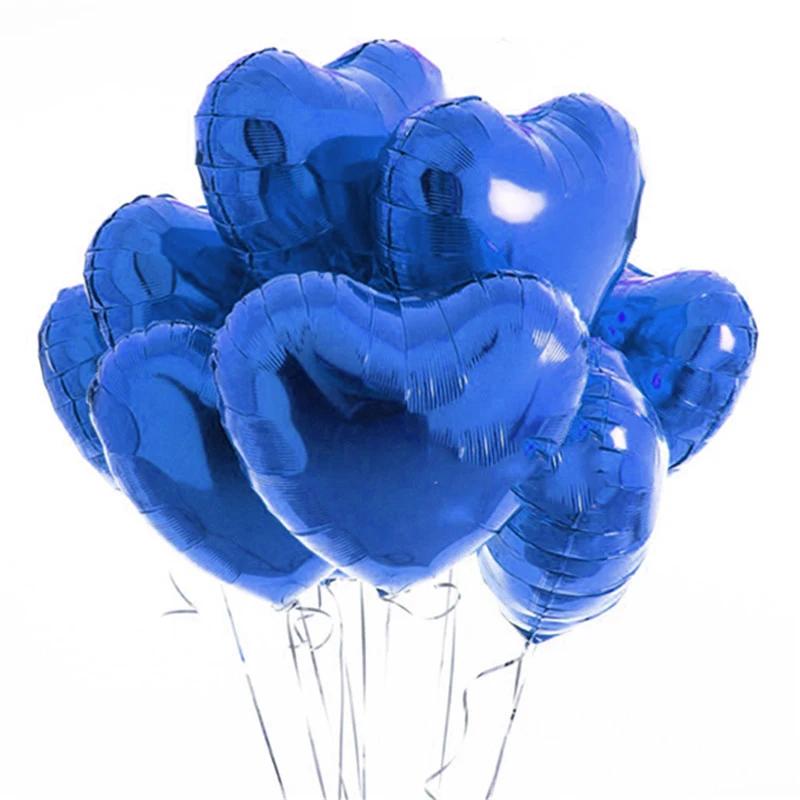 Palloncini Foil Cuore Oro Rosa 18 pollici Gonfiabili Elio Palloncini Decorazione Matrimonio Festa di Compleanno Palloncino Forniture Baby Shower