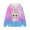 Labubu Printed Kids Long Sleeve Anime Boys Girls Hoodies Autumn Casual Clothes Thin Coat Children Cartoon Jackets Gifts