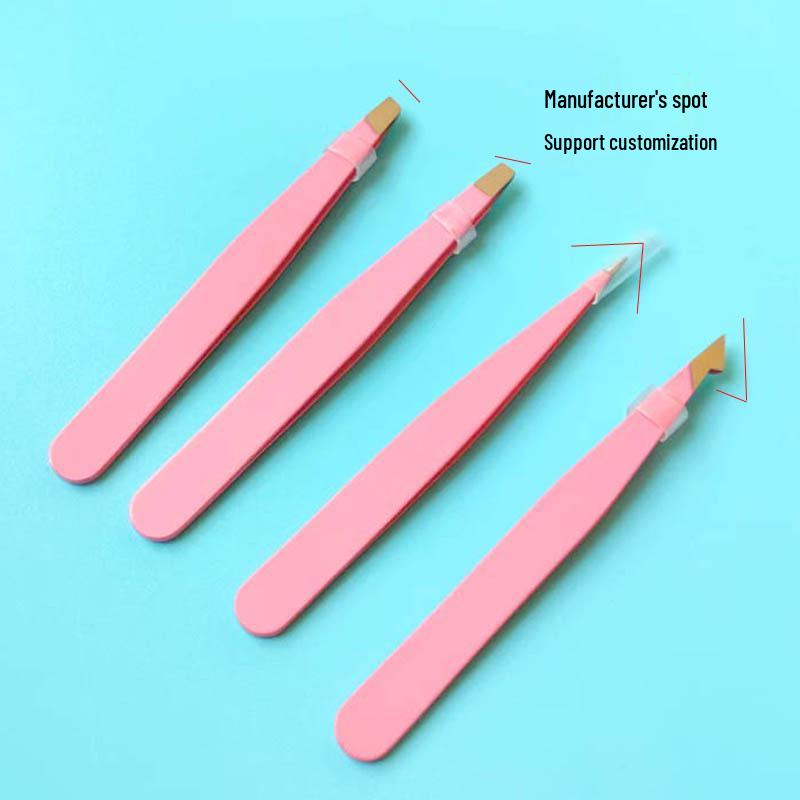 

Multi-Use Stainless Steel Precision Slanted Eyebrow Tweezers for Shaping, Hair Removal & False Eyelash Application