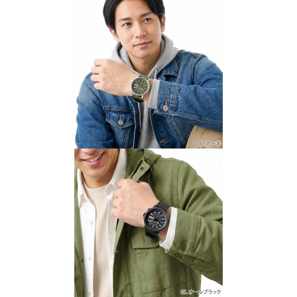 No Lad Weather [rad Weather] Radio Wave Solar Watch Men S 100m Waterproof Watch Lad017  Khaki  Khaki