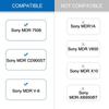 2pcs/pairs Leather Headphone Foam For Sony MDR 7506 Sony MDR V6/ MDR V7/ MDR-CD900ST Headset Ear pads Cushion