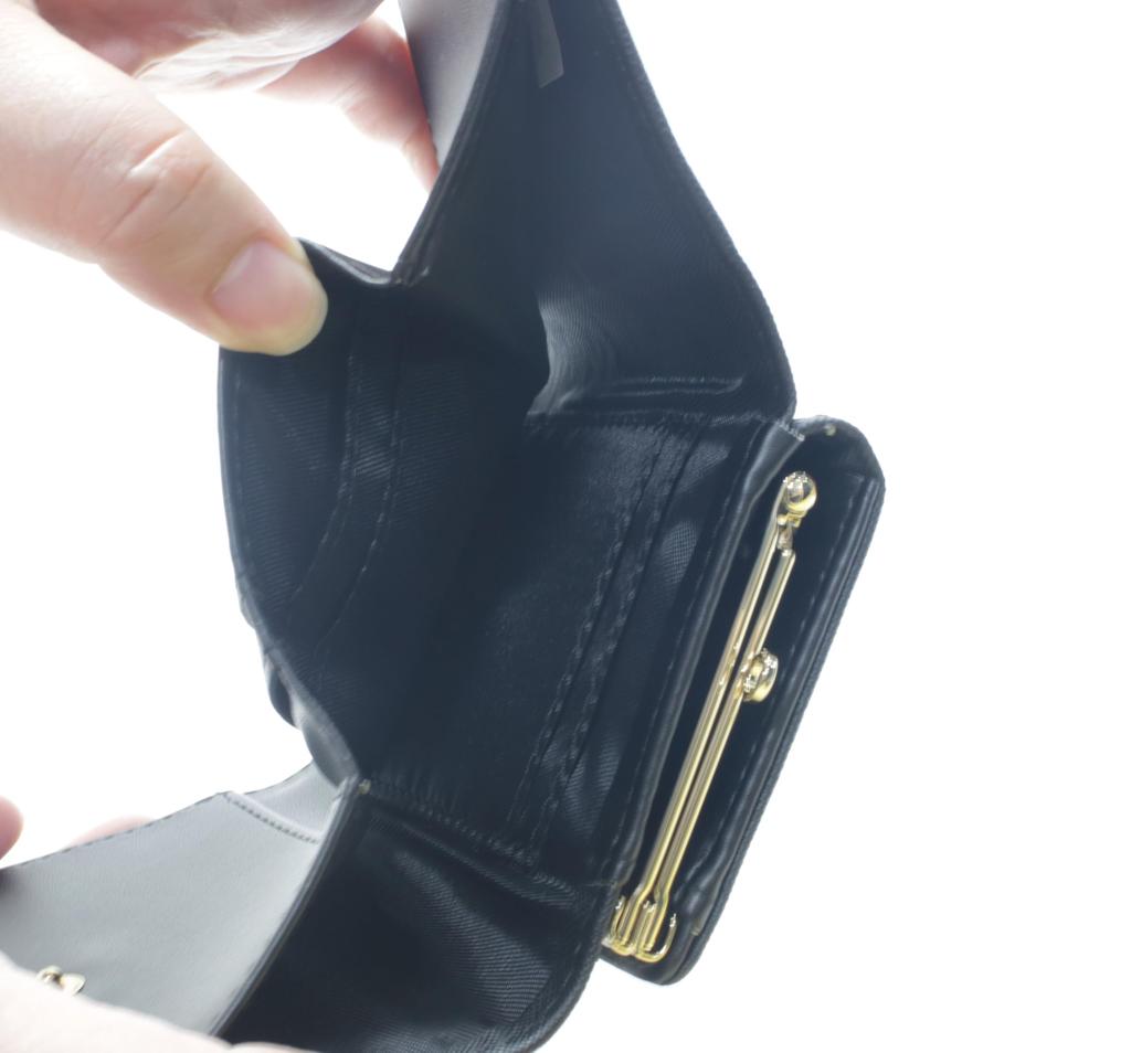 Aldi Black Cat Women's Tri-fold Wallet, Die-Cut, A52-2