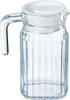 Carafe - mge world - verre solide - 0,6 litre - facile à nettoyer