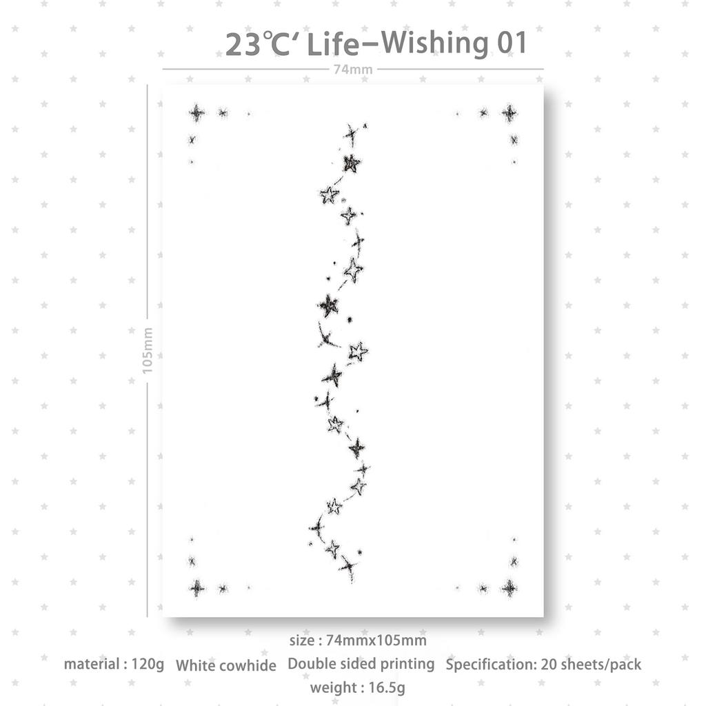 AGUGU23℃ Salt-Based M5 Sticky Paper, Non-Stick Korean- Planner, Diyins- M5 Planner Inner Page Message Sticky