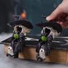 Halloween Witch Spooky Resin Figurine Ghost Decoration Horror Fun Festival Fish Tank Aquarium Home Decoration Accessories