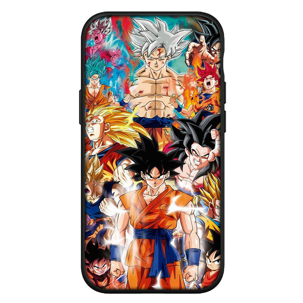 For iPhone 16 15 Xiaomi Redmi Note 14 13 12 11 Pro Max 16e Samsung Galaxy S25 S24 S23 Moto OPPO Huawei Cartoon Goku Dragon Ball DragonBall Phone Case