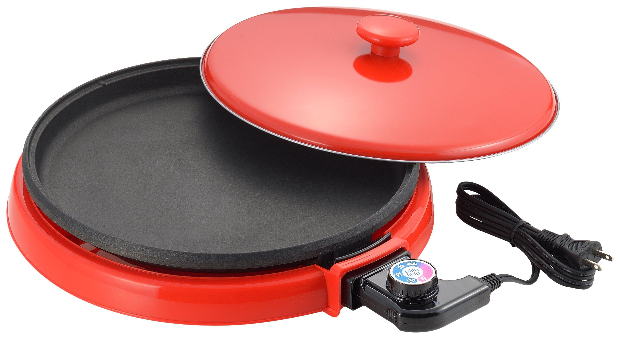 

Hot plate 28cm red AZ-3923 червоний