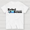 Rebel Scum Since 1977 Cotton Summer Casual Cool Loose T-Shirt
