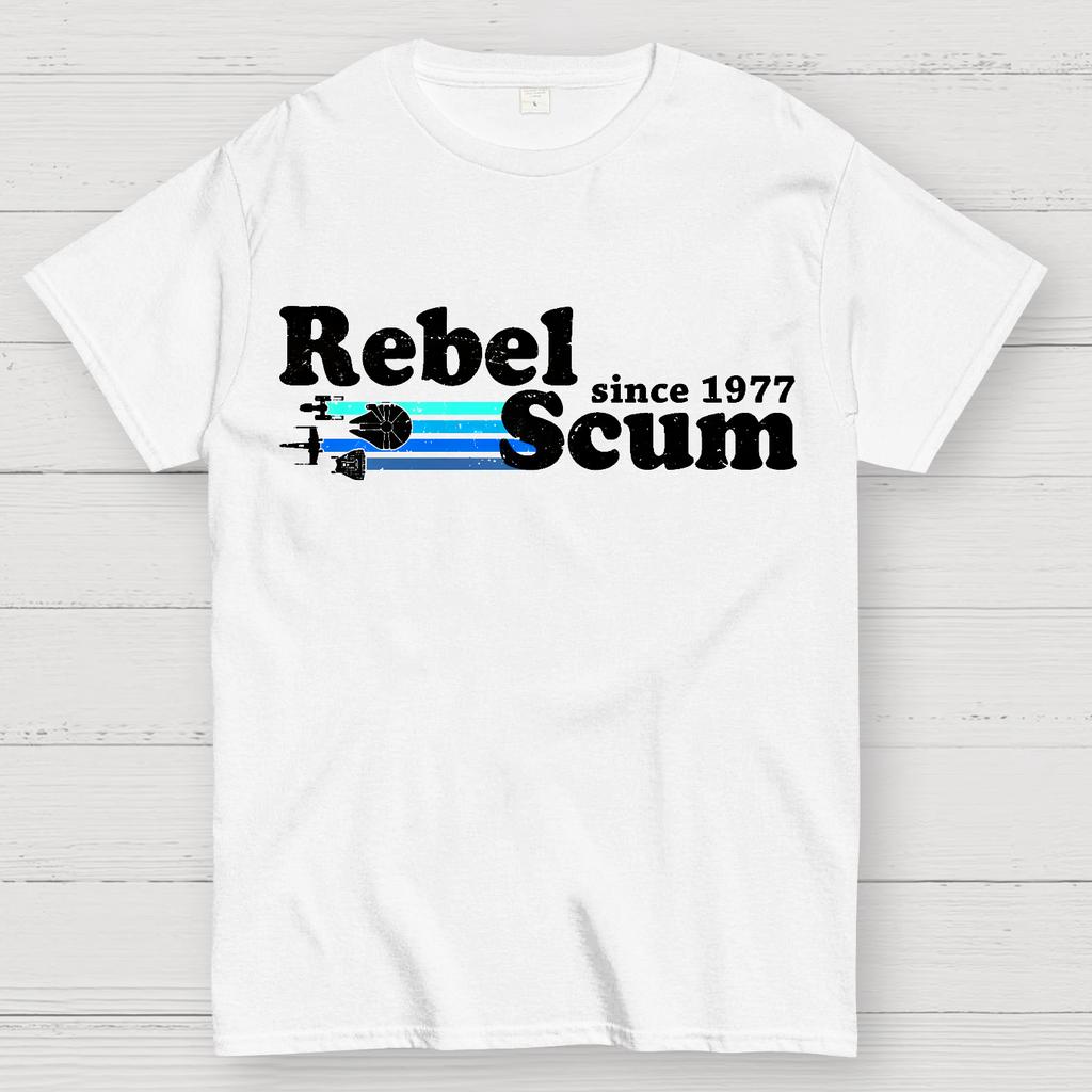Rebel Scum Since 1977 Cotton Summer Casual Cool Loose T-Shirt