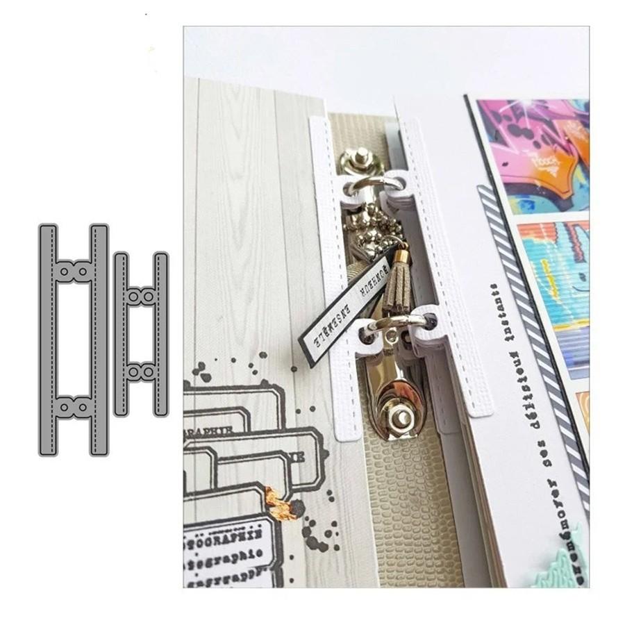 Metalen snijmallen met vergrendelingszijde voor scrapbooking, album- en kaarten maken, reliëfstempels en decoratieve knutselprojecten.