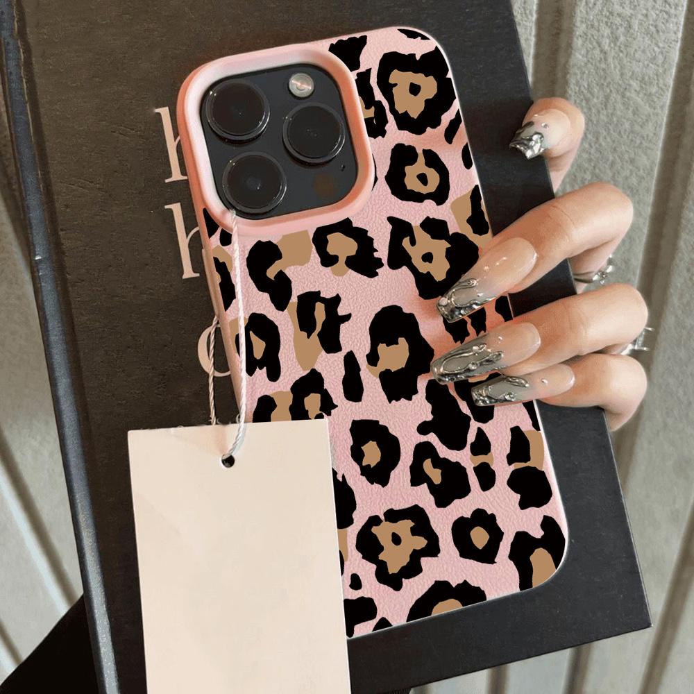 HOT Luxury Leopard Print Cool Lichee Leather Pattern Phone Case For Redmi A5 A3 A1 14C 13 12 12C 10 9 9A 9T 9C 8  K60 Ultra