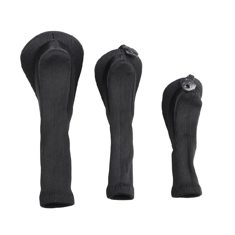 3Pcs Golf for Head Cover for Fairway Woods Driver Hybrids, for w/Interchangeable