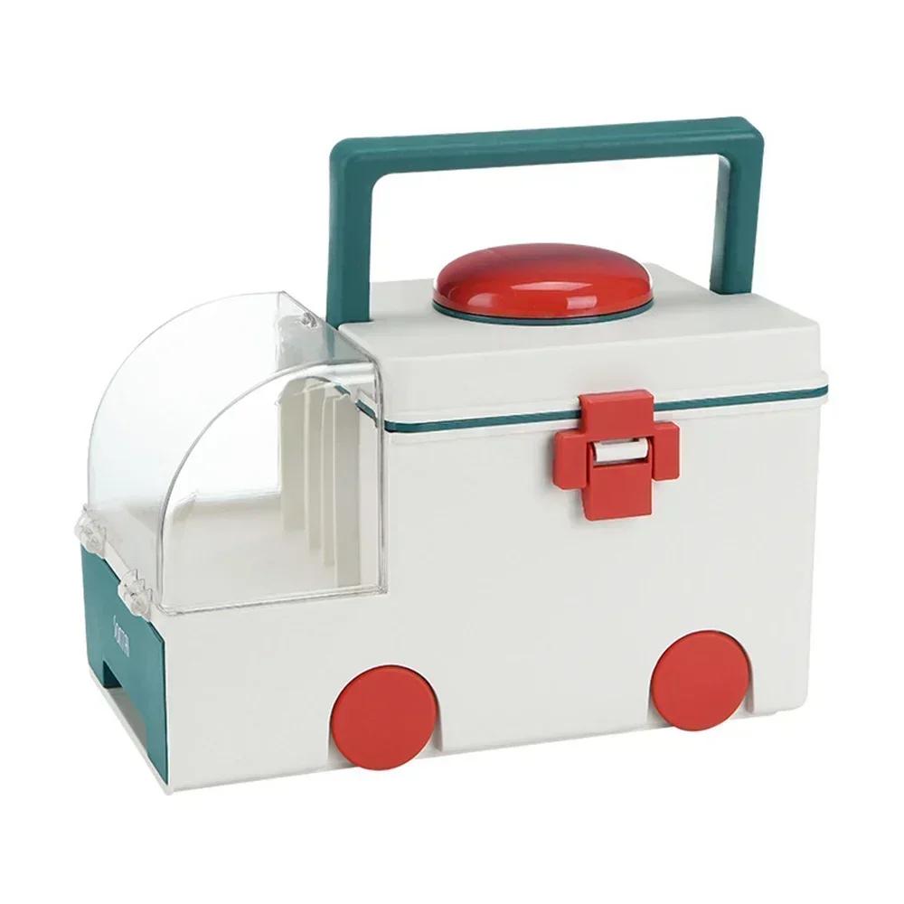 Medicine Box Large Multifunctional Ambulance Capacity Household Portable Medicine Medical Classification Sundries Storage Box