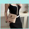 Chic Korean Style Women's Small Square Bag Trendy Crossbody Purse For Daily Use