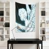 Angel Wings Anime Tapestry Gradient Light Shadow Bedroom Feature Wall Art AnimeThemed Room Decor for Living Room