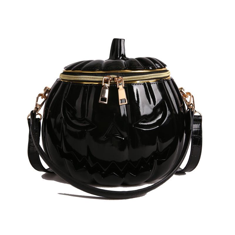 Ins Style New Funny Simulation Pumpkin Bag Female Niche High-Quality Halloween Handbag Shoulder Crossbody Bag