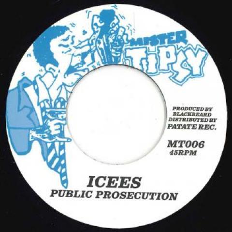

7inch Record PUBLIC PROSECUTION - Icees / Version MT006 Mister Tipsy 1982 Europe Reggae, Ska & Dub