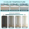 Rechargeable Desk Light Bar Magnetic Led Light With Adjustable 3 Colors Brightness Wireless Vanity Mirror Light For Shelf