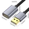 USB Extension Cable 1.8m USB 2.0 Type A Male to Female Extender Cord for Printer,Keyboard,Mouse,Flash Drive