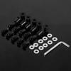 CNC Aluminum Motorcycle Windscreen Screw M5 Windscreen Nuts Windshield Bolts Motorcycle Fastener