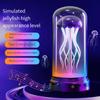 Lampe d'ambiance méduse audio Octopode 4 modes d'éclairage Bluetooth Idée cadeau d'anniversaire Saint-Valentin Bonne lumière de décoration chantante et dansante