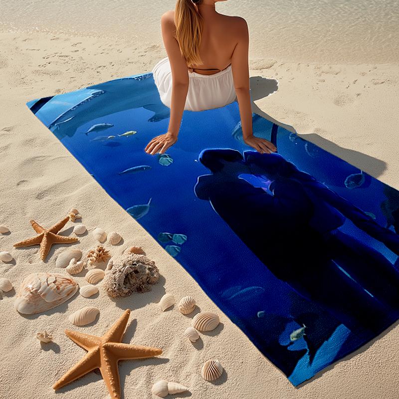 KPOP Hunter Fashion Beach Towel: Ideal for Summer Adventures Soft, absorbent and quick drying suitable for swimming and bathing