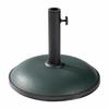 Round Umbrella Base Cement 36x29.5 Cm 11KG Green Garden, Pool, Terrace 10443