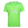 Comfortable Outdoor Casual Sports Pullover Short Sleeve Football Shirt Unisex Tops Green CE9758