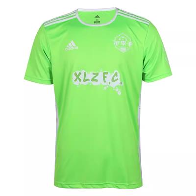 Comfortable Outdoor Casual Sports Pullover Short Sleeve Football Shirt Unisex Tops Green CE9758