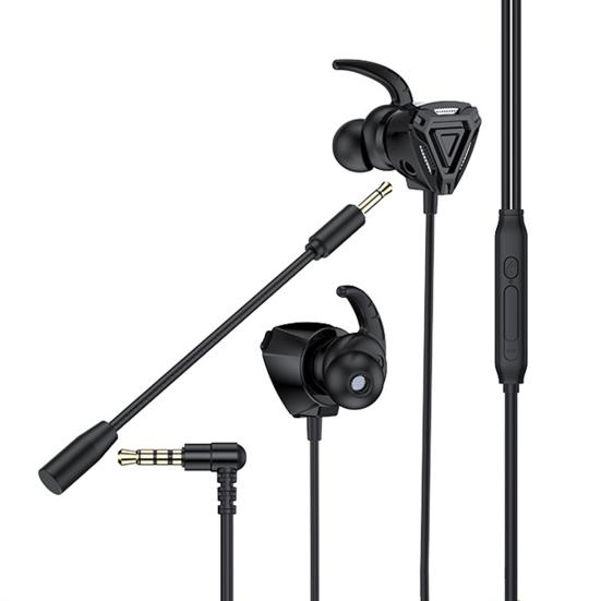 Gaming Earphone In-ear E-sports Game Wired HiFi Sound Music Headphone with Microphone