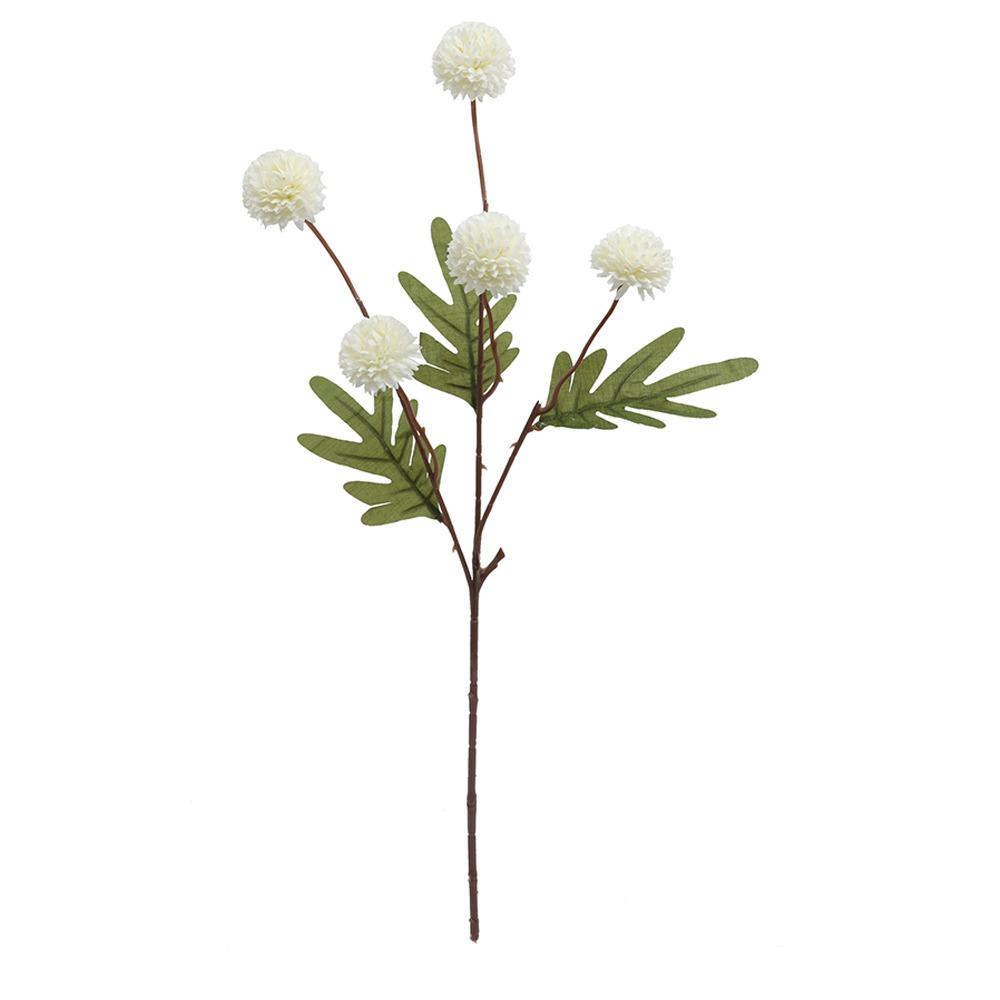 4pcs Plastic Artificial Small Thorn Ball Flowers Real Touch Fake Flowers Lifelike