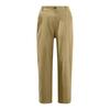 Women's Fashion Cotton-Linen Blend Loose-Fit High-Waisted Casual -Color Straight-Leg Pants