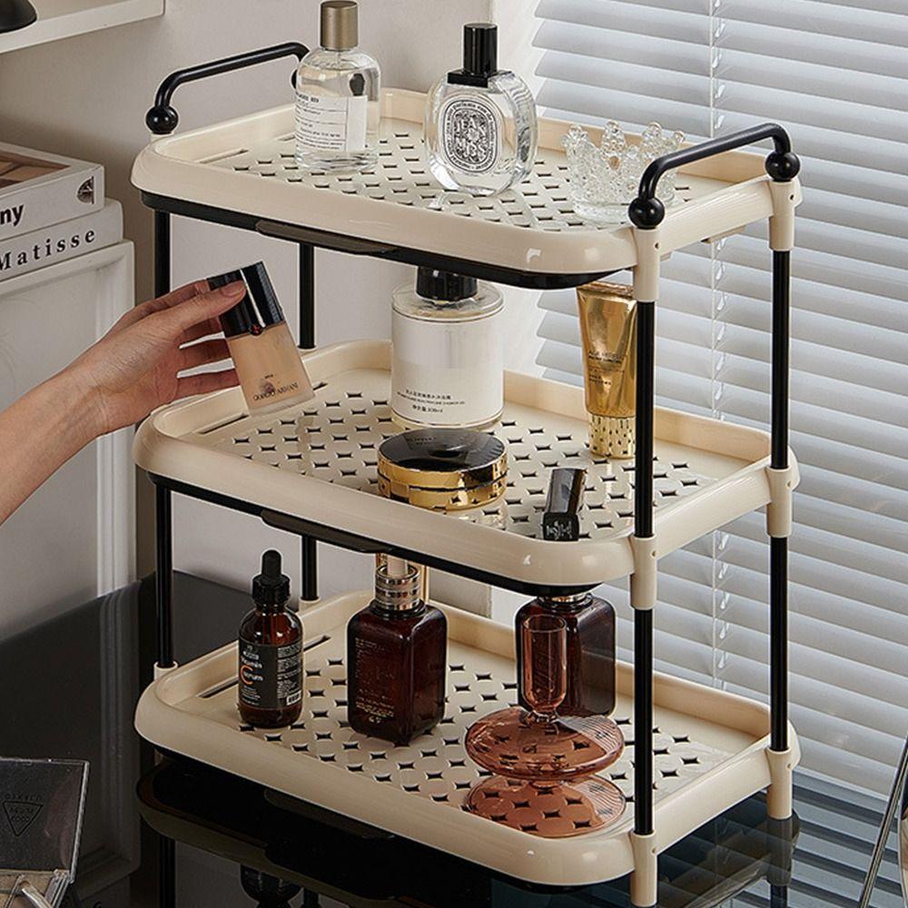 Simple Multi-Layer Storage Rack Stepped Space-Saving Water Cup Storage Rack Durable Sideboards Kitchen Storage
