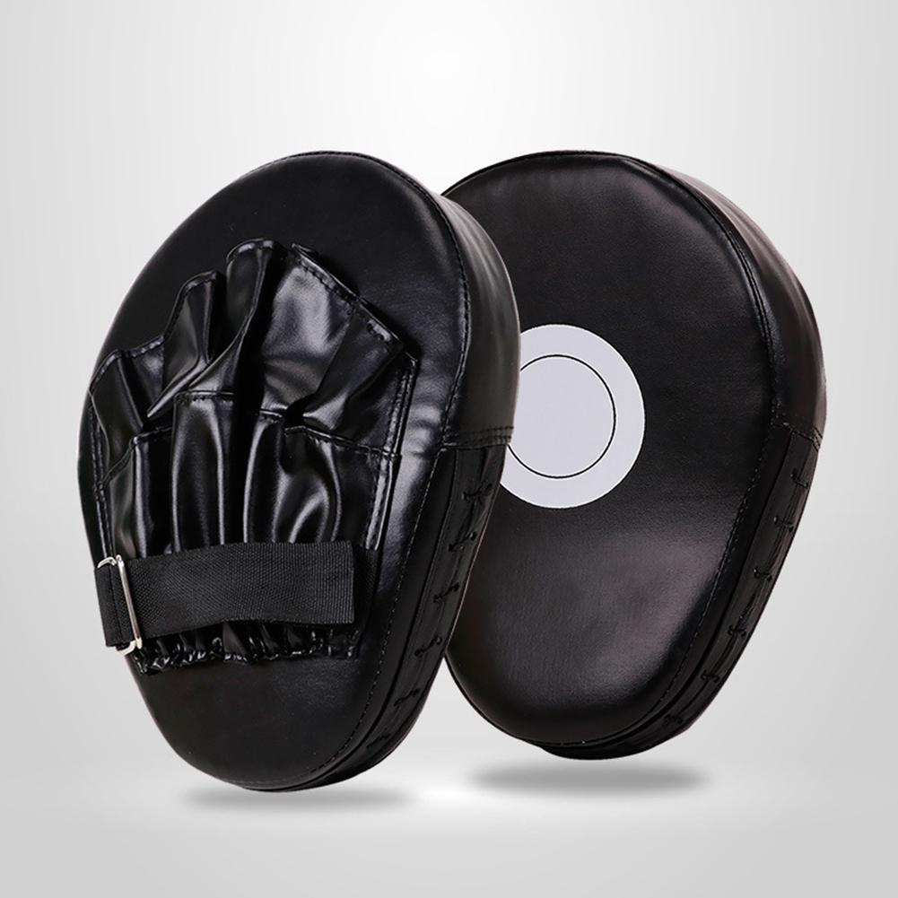 Curved Boxing Hand Target PU Leather 5-Finger Hand Target Breathable Curved Punching Mitts Focus Mitts for Martial Arts Training