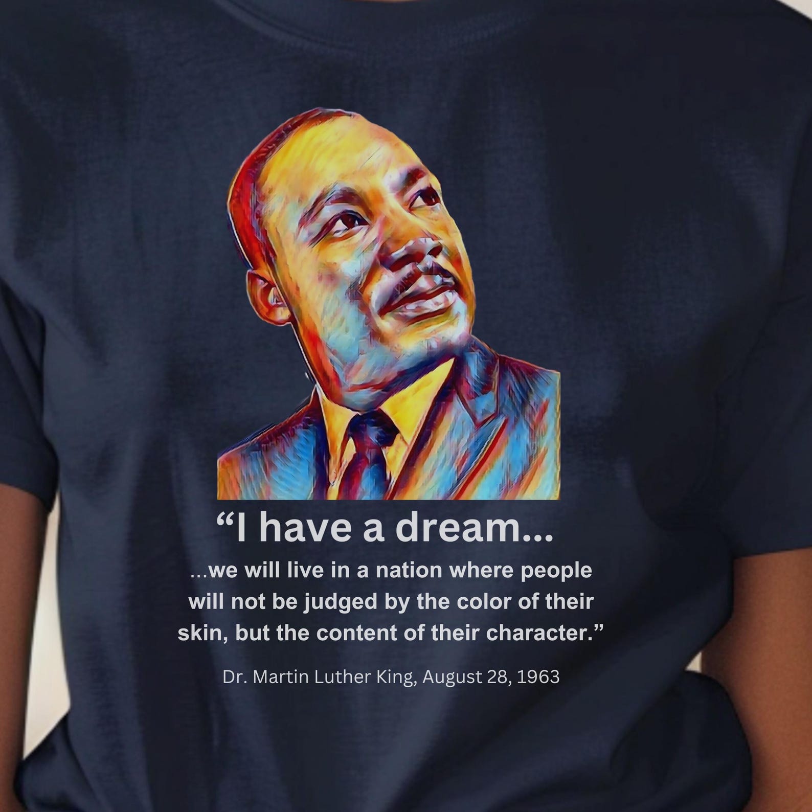 Dr. Martin Luther King T-Shirt: I Have a Dream, Black History Tee 2XL