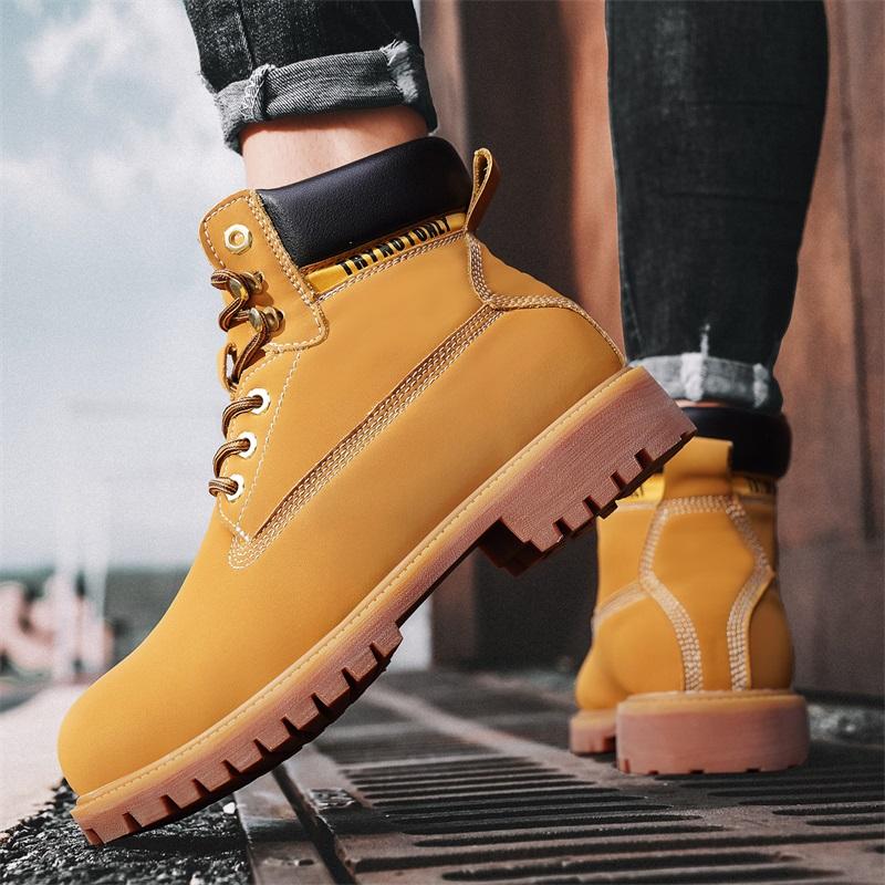 Men's & Women's Ankle Boots Genuine Leather Short Boots Retro Tooling Boots Casual Shoes