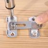 Durable Black With Screws Flip Right Angle Safety Door Lock Door Buckle Home Hardware Gate Bolt