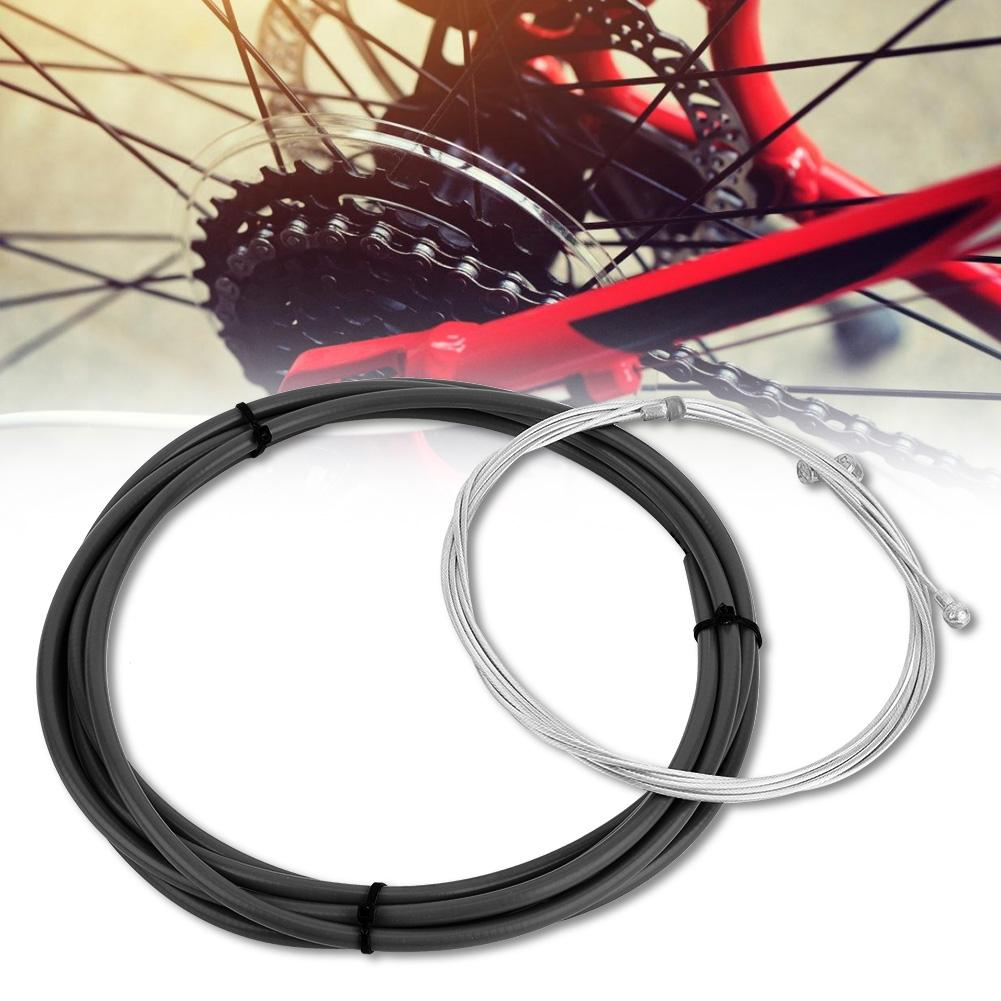 Mountain Road   Bike Brake Cable Housing Hose   Kit Cycling Replacement (Black)
