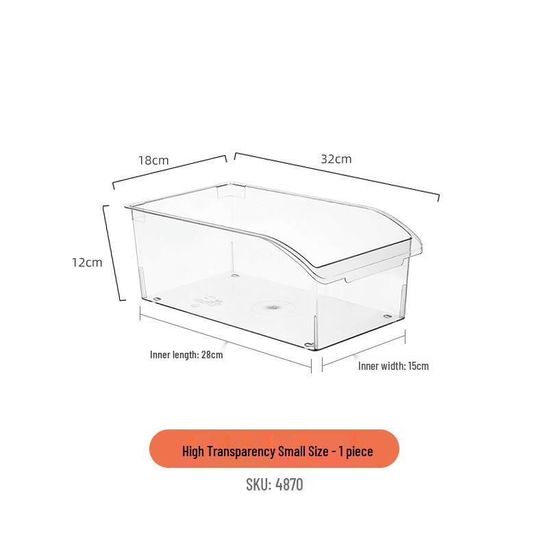 Transparent Japanese Egg Storage Box - PET Drawer Type Freezer Organizer
