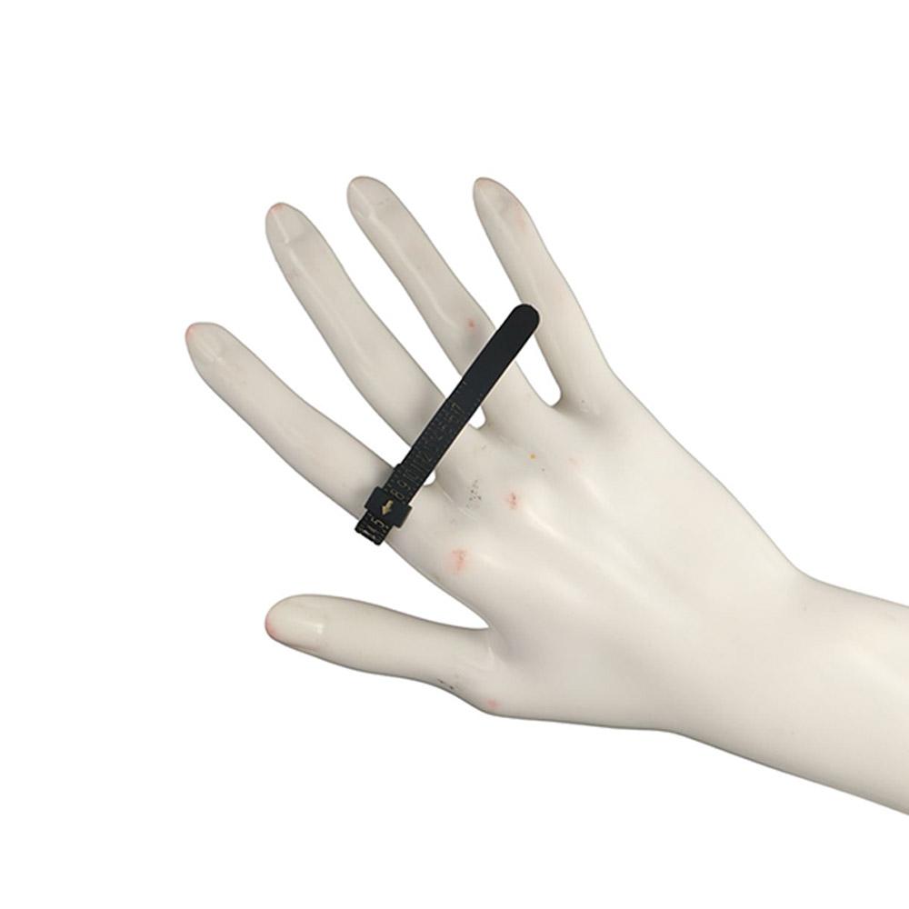 US Sizer Black Finger Measure Gauge Reusable Jewelry Ring Sizer Accessory Measure Tools