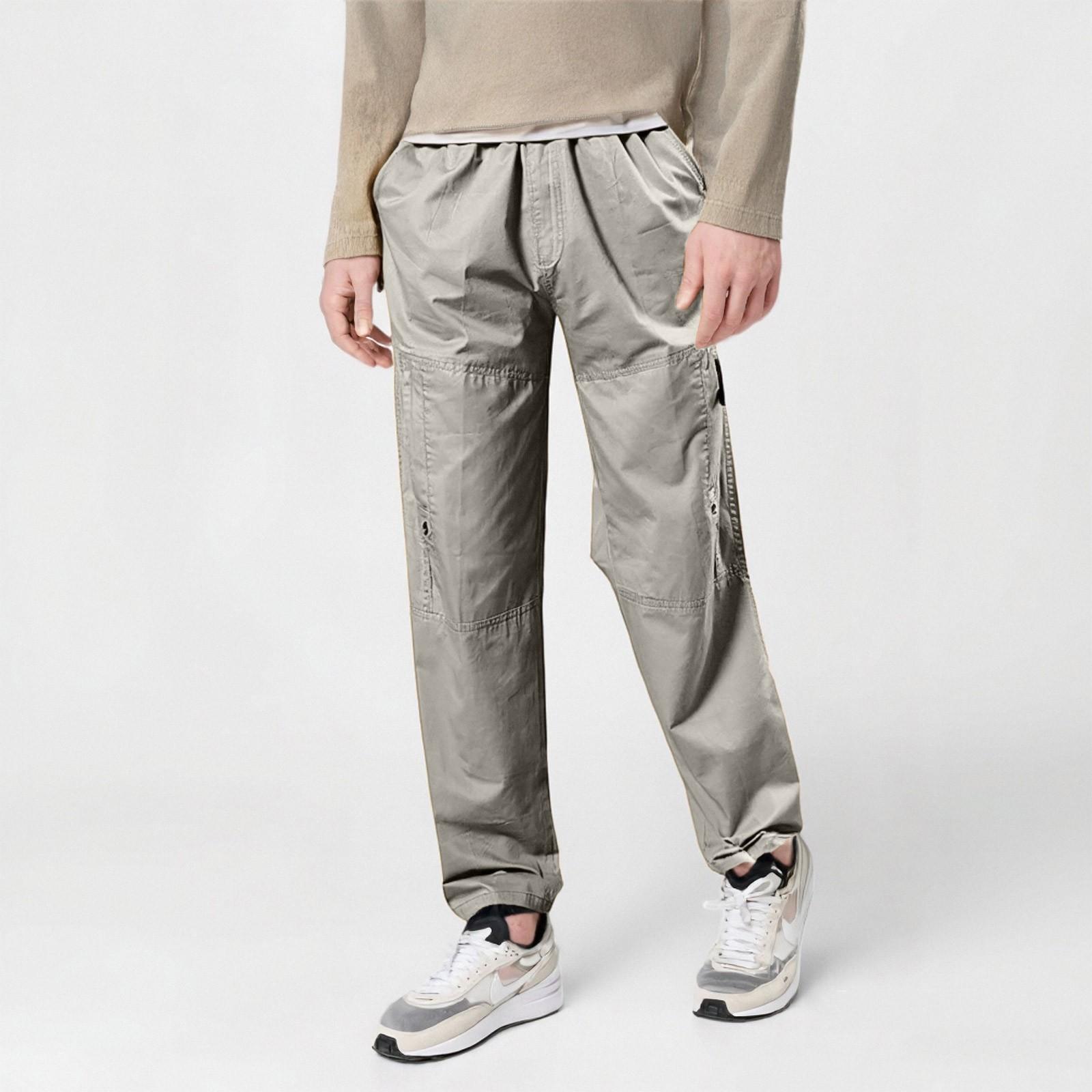 

Тонкие повседневные брюки для мужчин среднего возраста и свободные рабочие брюки XL