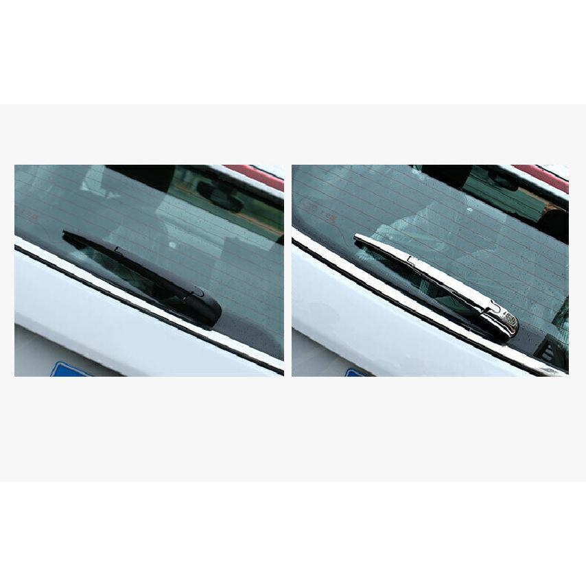 For Jeep Compass 17-2023 Bright Chrome Tail Rear Window Wipers Cover Trim 3PCS