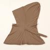 Modal Jersey Full Coverage Tie Back Under Cap Solid Color Muslim Woman Hijab Innerscarf Islamic Fashion Turban Bonnet 40*40Cm